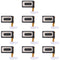Pour Samsung Galaxy Note10 Lite SM-N770 10pcs haut-parleur d'écouteur